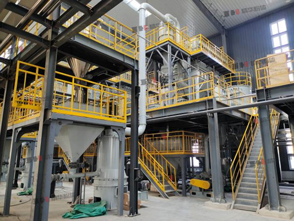 立式沖擊磨-石油焦-山東生產現場